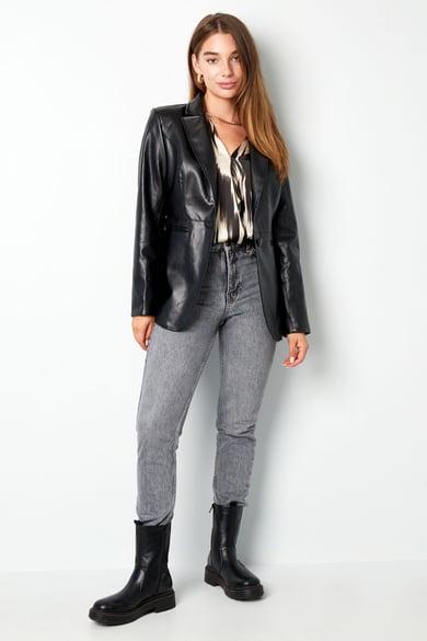 Blazer PU noir - S h5 Image3